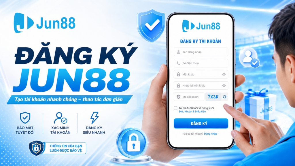 Chi tiết đăng ký Jun88 dành cho người mới