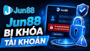 Jun88 bị khóa tài khoản