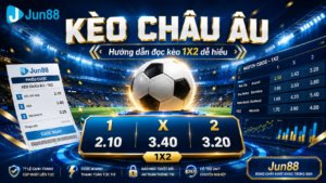 Hướng dẫn chơi kèo châu âu tại Jun88