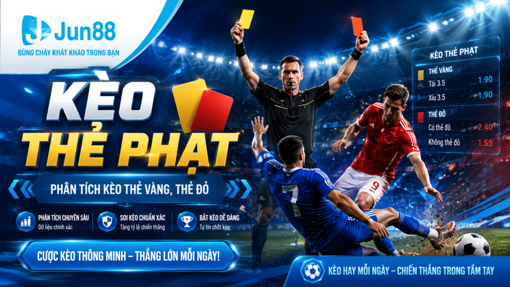 Tìm hiểu về cách chơi kèo thẻ phạt tại nhà cái Jun88