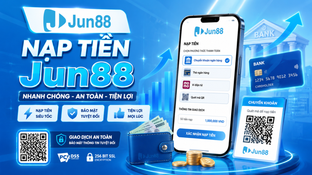 Chi tiết cách nạp tiền Jun88 mới nhất
