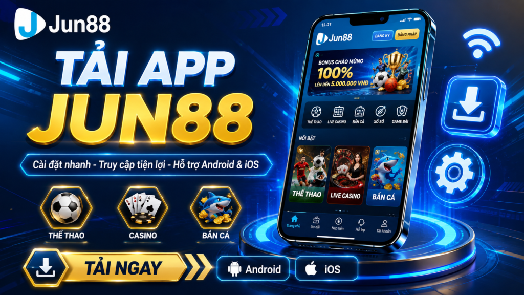 Chi tiết cách tải app Jun88